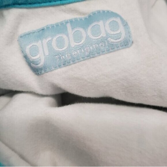 Grobag Cotton Baby Sleep Sack Unisex Size 0-6 Months Blue White Tan - Picture 7 of 13